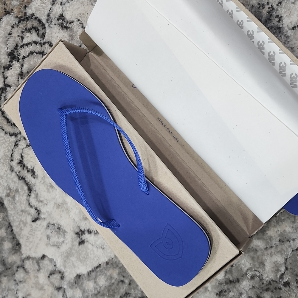 Rothy's Blue Flip Flops